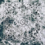 Grå Tie-Dye Bandana