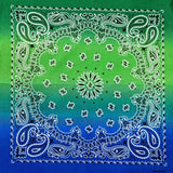 Grön Blå Ombré Bandana