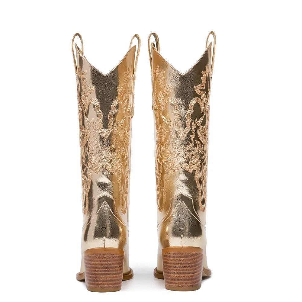 Gyllene cowboyboots