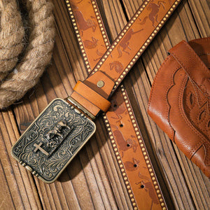 Herrbälte Cowboystil