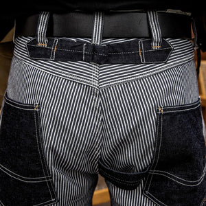Hickoryrandiga jeans herr