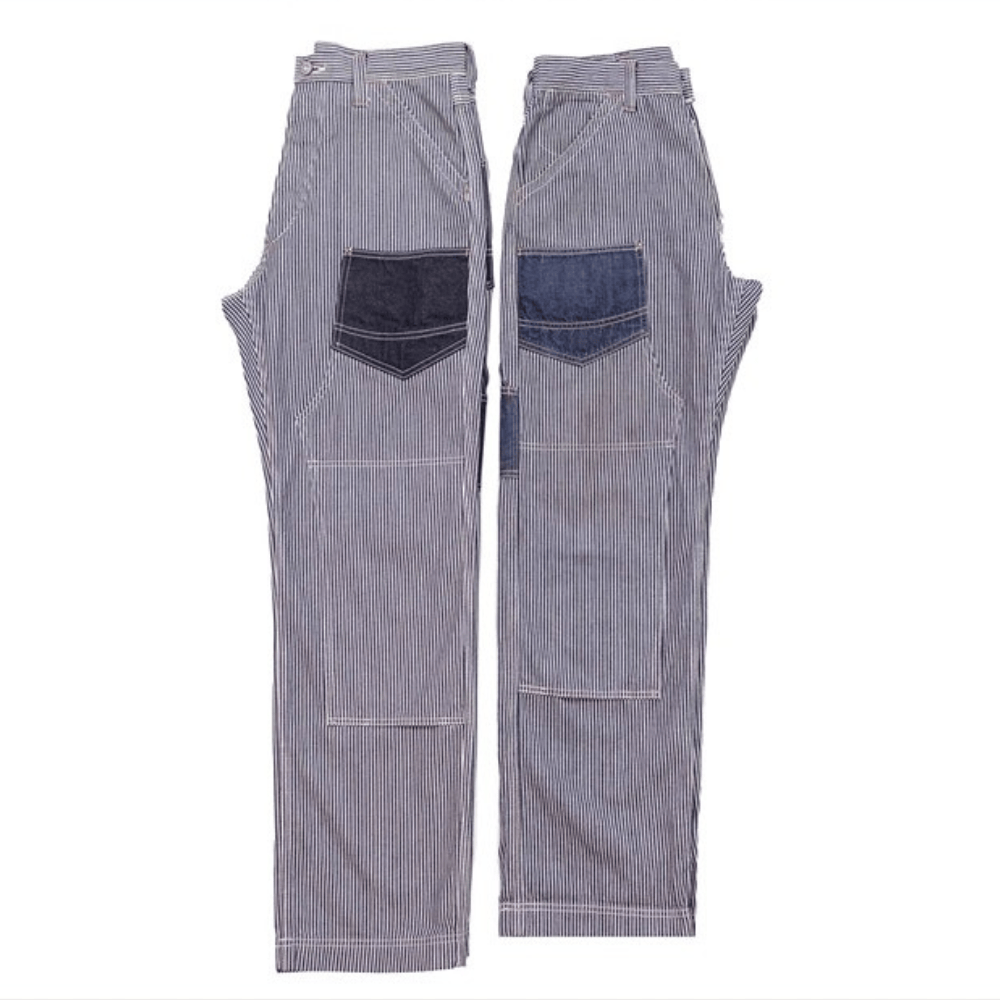Hickoryrandiga jeans herr