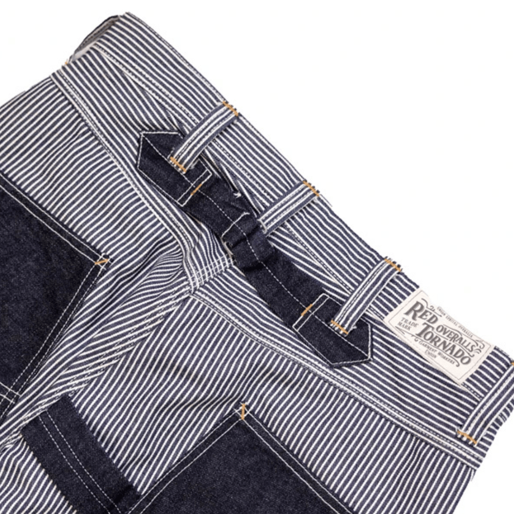 Hickoryrandiga jeans herr