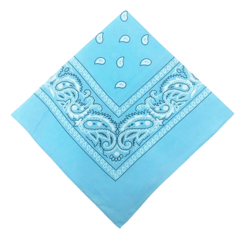 Himmelblå bandana