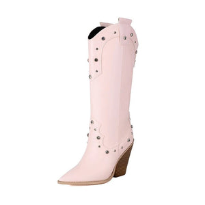 Högklackade Cowboyboots för Dam Rosa / 35