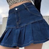 Jeans kjol dam