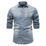 Jeans skjorta herr