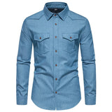 Jeans skjorta western