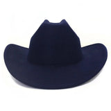 Klassisk cowboyhatt filt Marinblå / 56-58cm