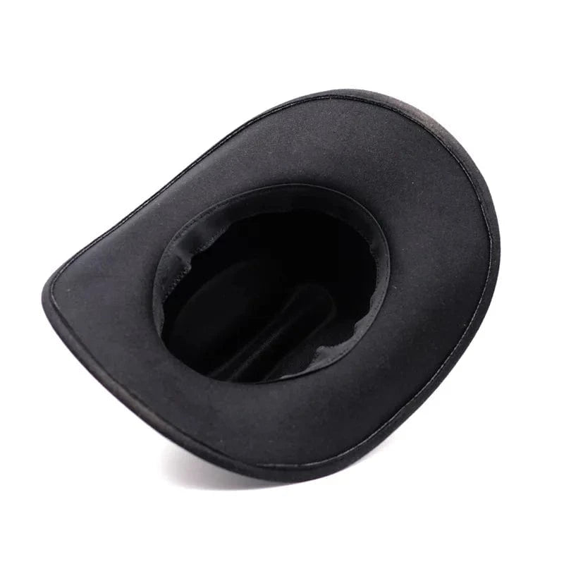 Klassisk Cowboyhatt Läderband