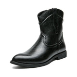 Låga cowboy boots herr