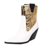 Låga Cowboyboots med Nitar för Dam