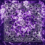 Lila Tie-Dye Bandana