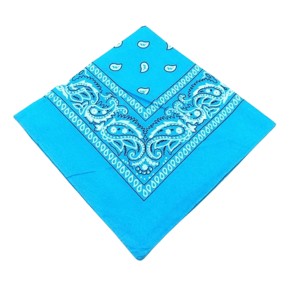 Ljusblå bandana