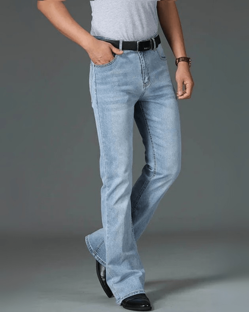 Ljusblå jeans herr