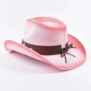 Ljusrosa Cowgirlhatt Ljusrosa / One Size