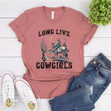 "Long Live Cowgirls" T-shirt