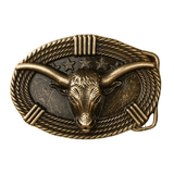 Longhorn Bältesspänne Western Cowboy Spänne Metall