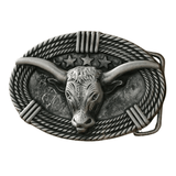 Longhorn Bältesspänne Western Cowboy Spänne Metall