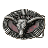 Longhorn Bältesspänne Western Cowboy Spänne Metall