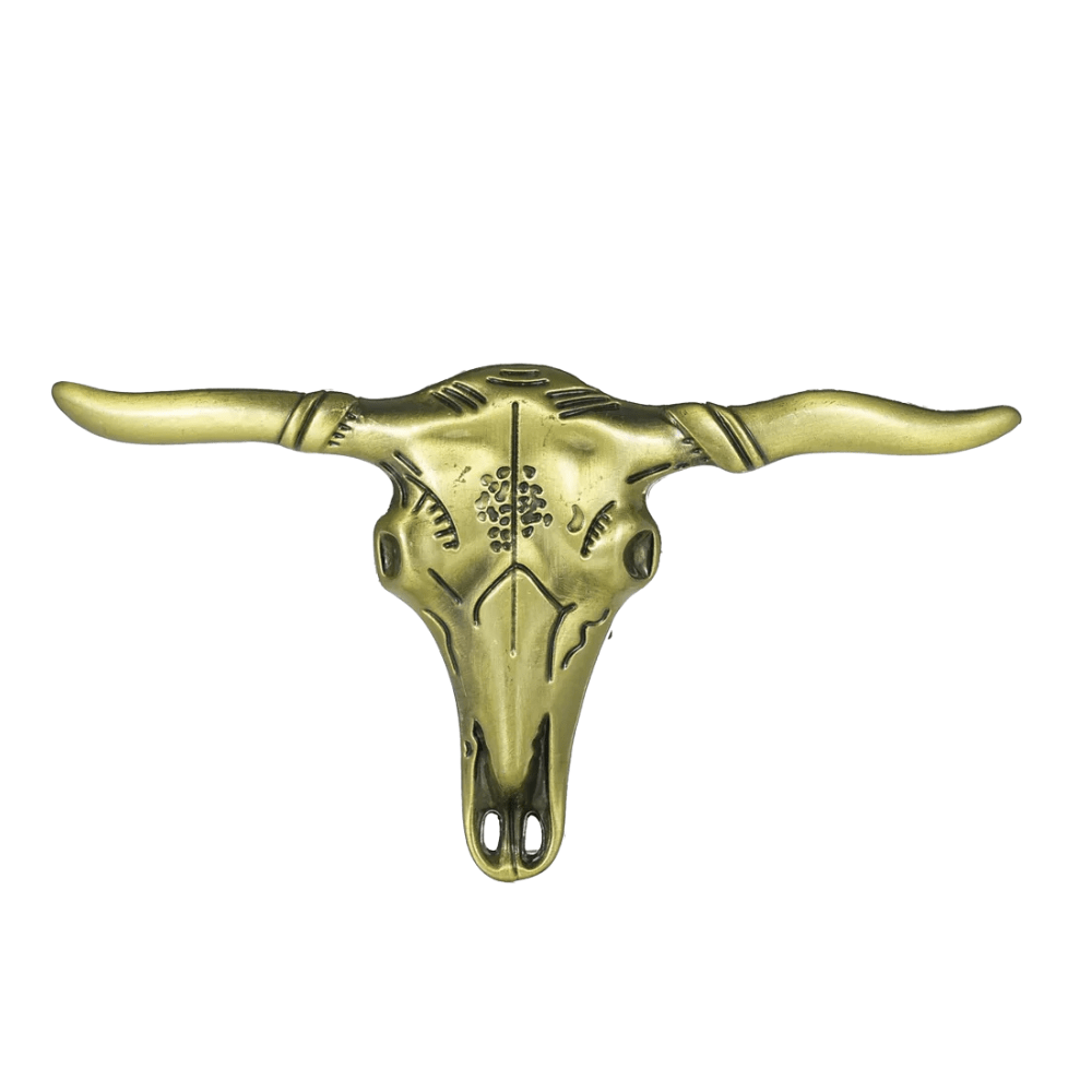 Longhorn Skalleformad Bältesspänne
