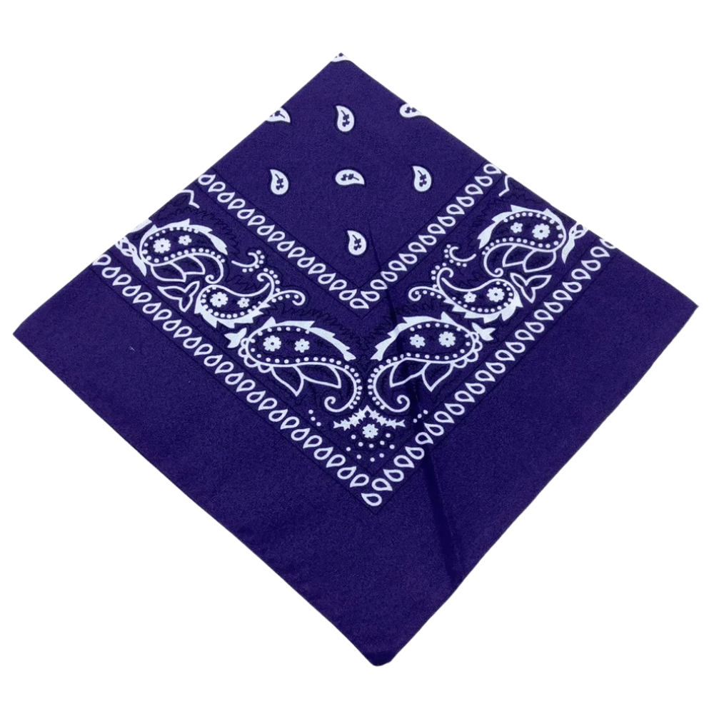 Mörklila bandana