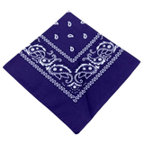 Mörklila bandana