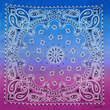 Ombré Blå Rosa Bandana
