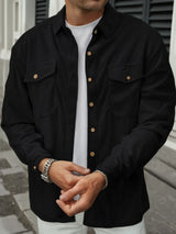 Overshirt jacka Svart / S
