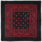 Paisley Svart Bandana