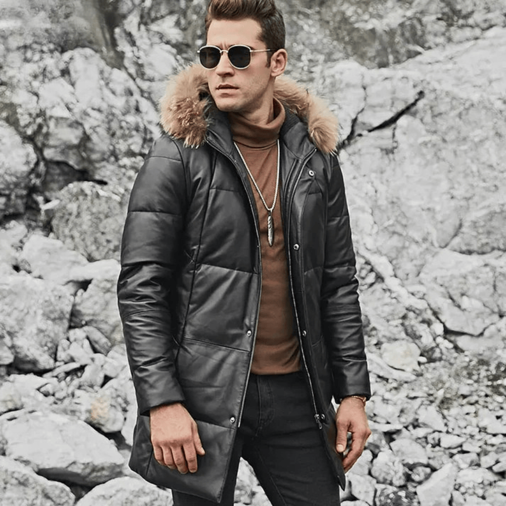 Puffer jacka herr Svart / XS