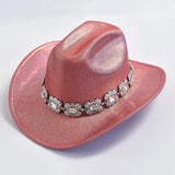 Rhinestone Fedora Cowboyhatt