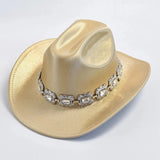 Rhinestone Fedora Cowboyhatt