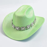 Rhinestone Fedora Cowboyhatt