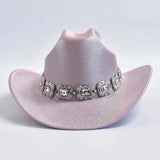 Rhinestone Fedora Cowboyhatt
