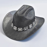 Rhinestone Fedora Cowboyhatt