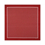 Röd bandana prickar