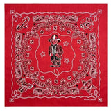 Röd bandana western