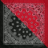 Röd svart bandana