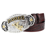 Rodeo Cowboyäderbälte Brun / 90cm