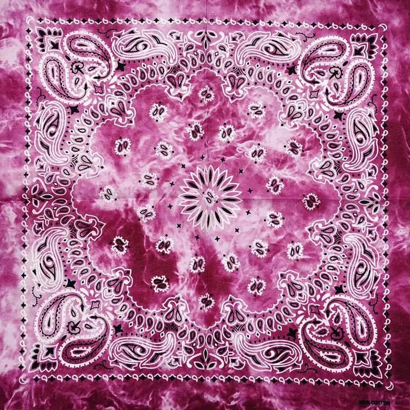 Rosa tie dye bandana