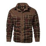 Rutig jacka herr Rödbrun / S