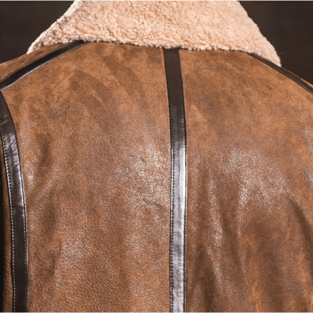 Shearling jacka herr