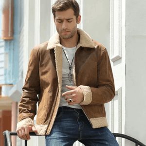Shearling jacka man