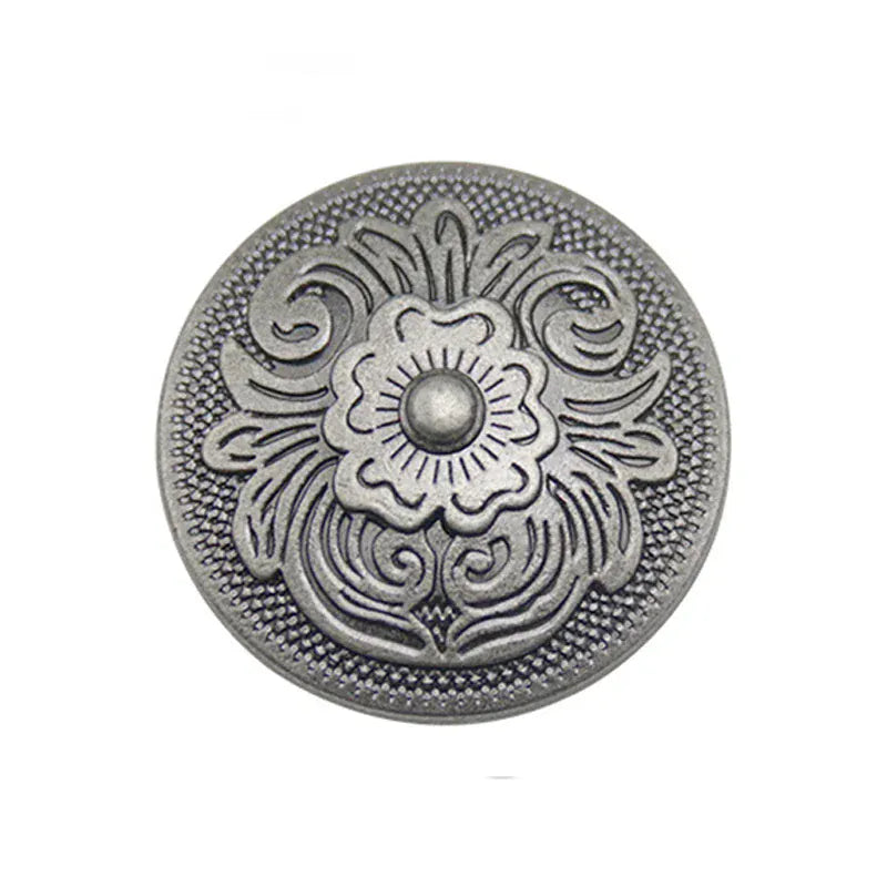 Silver bloom concho