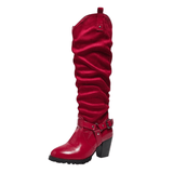 Slouch western boots