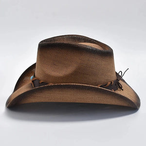Strå westernhatt