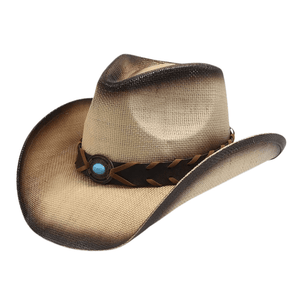 Strå westernhatt