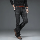 Svarta bootcut jeans herr