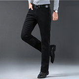 Svarta jeans herr straight
